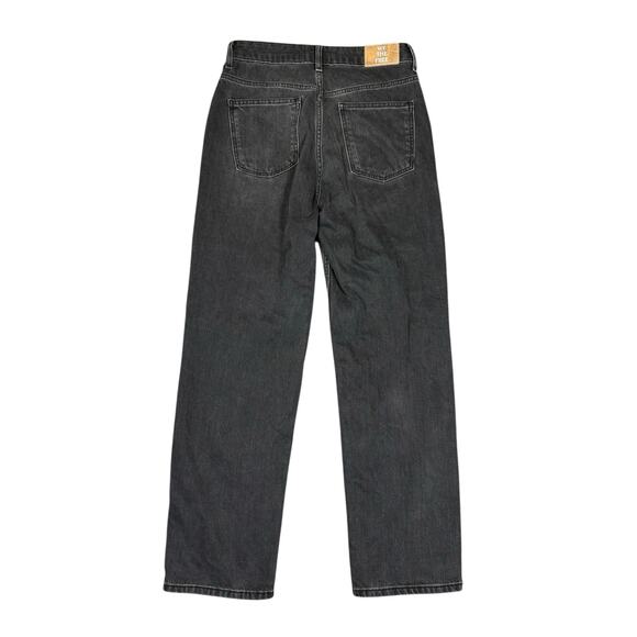 We The Free Pacifica High Rise Slim Straight Leg Jeans Women's 29 Faded Black - Picture 6 of 10